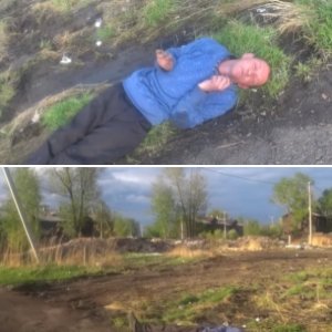 Человек на дороге
