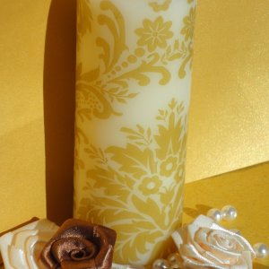 Hand-decorated CANDLE  