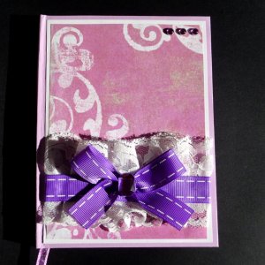 HANDMADE notebook &quot;Violet dream&quot;
