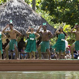 POLYNESIAN CULTURAL CENTER, OAHU, HI - JULY 26: 