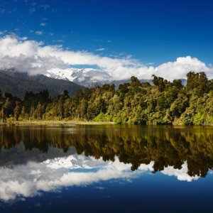 Beautiful lake, New Zealand, Southern Alps, Пичугин Дмитрий