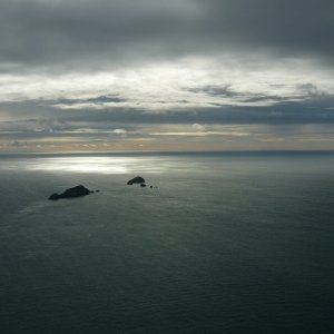 over Cook Strait