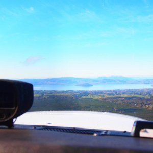 Approaching Rotorua Lake