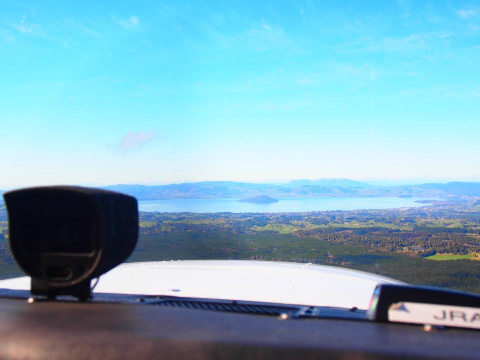 Approaching Rotorua Lake