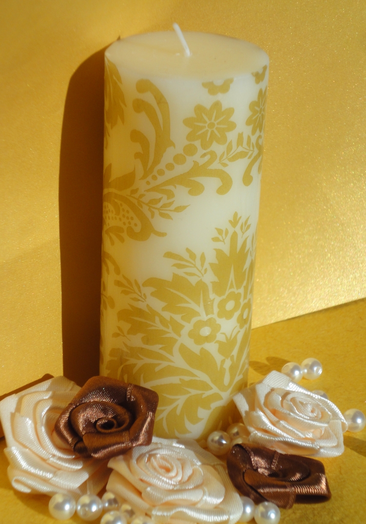 Hand-decorated CANDLE  