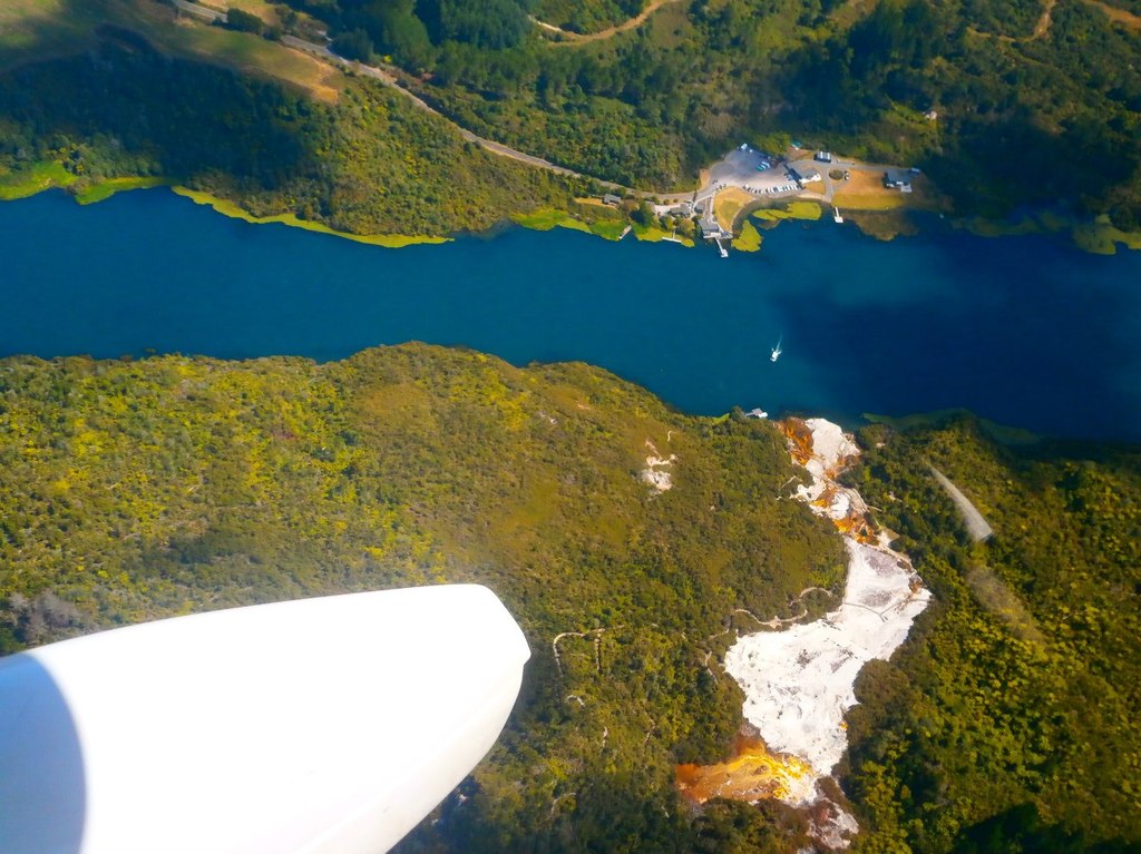 Orakei Korako from the above