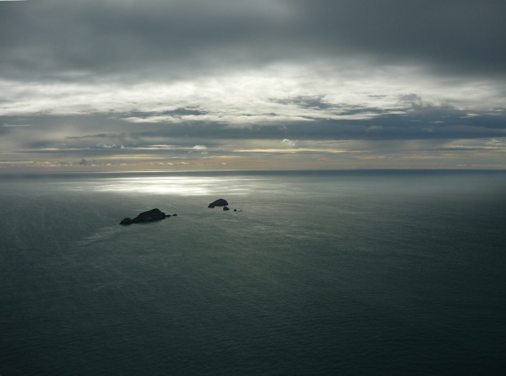 over Cook Strait