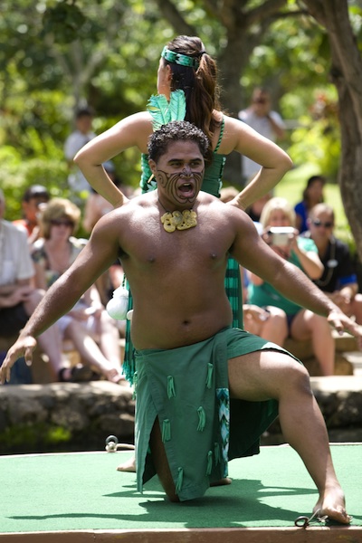 POLYNESIAN CULTURAL CENTER, OAHU, HI - JULY 26: 