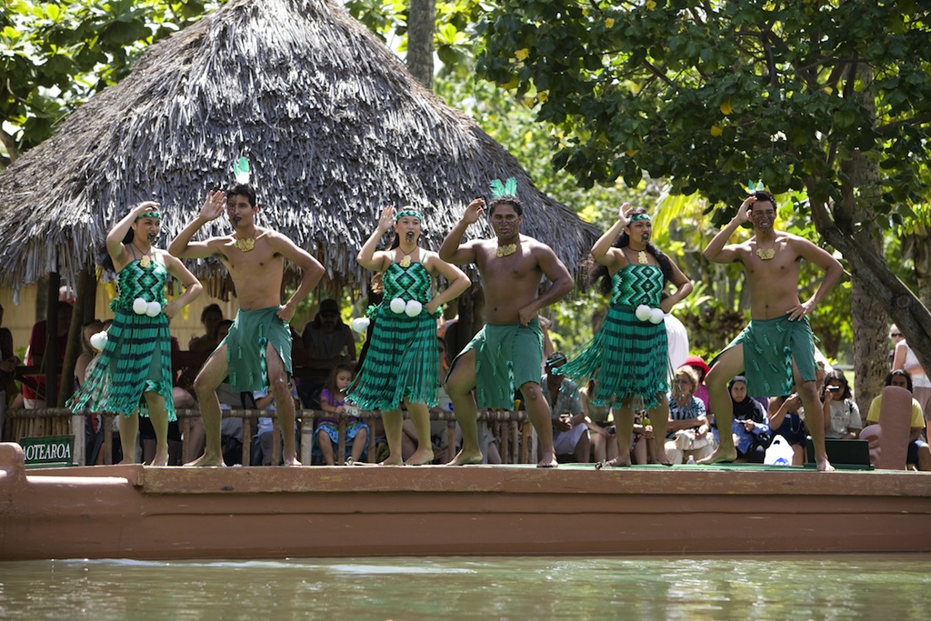 POLYNESIAN CULTURAL CENTER, OAHU, HI - JULY 26: 